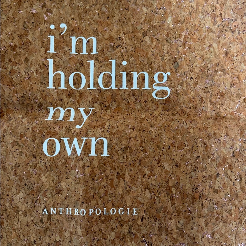 NEW - Anthropologie Cork Blend Tote